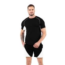 Camiseta Masculina Moda Fitness Academia Treino T- Shirt Tecido Respiravel Funcional Corrida Caminhada Atleta Qualidade E Conforto - Caia