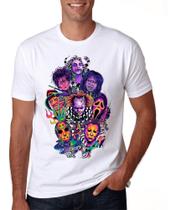 Camiseta Masculina Montros Colorido Camisa De Halloween Novidade - DTF Camiseta Masculina Montros Colorido Camisa De Halloween Novidade - DTF