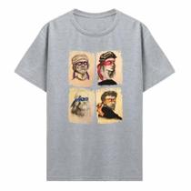 Camiseta Masculina Mutant Ninja Turtle De Manga Curta Com Estampa Humorística E Gola Redonda, Top