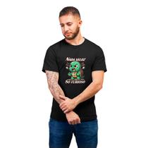 Camiseta Masculina Nada Veloz Só Furioso Tartaruga Engraçada