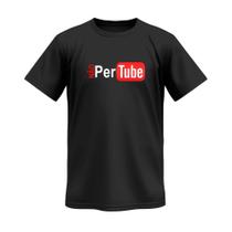 Camiseta Masculina não per tube 100% Algodão Preta