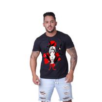 Camiseta Masculina Naruto Personagens Anime Varias Cores Malha Premium 100%Algodao