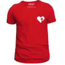 Camiseta Masculina Natal Jesus Amor Eterno Algodão