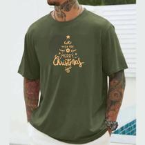 Camiseta Masculina Natal Premium Malha Macia e Estampa Duradoura