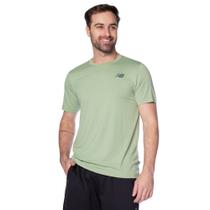 Camiseta Masculina New Balance Active Logo Verde