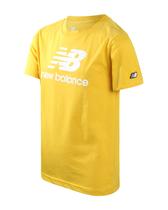 Camiseta masculina New Balance Cotton Core Stacked, tamanho 18-20 Camiseta masculina New Balance Cotton Core Stacked, tamanho 18-20