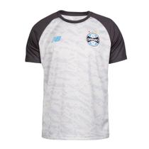 Camiseta Masculina New Balance Grêmio Treino 2026 Cinza