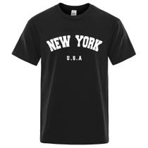 Camiseta Masculina New York Camisa NY Street Wear 100% Algodão Premiun Unissex