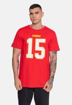 Camiseta Masculina NFL Estampada Kansas City Chiefs Vermelha Camiseta Masculina NFL Estampada Kansas City Chiefs Vermelha