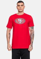 Camiseta Masculina NFL Logo San Francisco 49ers Vermelha Camiseta Masculina NFL Logo San Francisco 49ers Vermelha