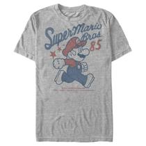 Camiseta Masculina Nintendo Super Mario - Running Profile 1985
