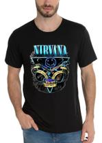 Camiseta Masculina Nirvana Dave Groml Camisa DTF