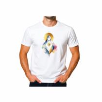Camiseta Masculina Nossa Senhora Fé, Estilo e Devoção em Cada Detalhe