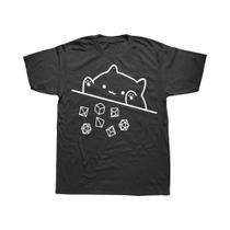 Camiseta Masculina Novelty Dungeon Dragon Com Estampa Gráfica De Streetwear, Manga Curta, D20, Jogo