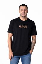 Camiseta Masculina Oceano Blocos Malha 103330 Cor:PretoTamanho:M Camiseta Masculina Oceano Blocos Malha 103330 Cor:PretoTamanho:M