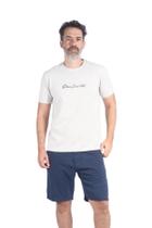 Camiseta Masculina Oceano Flocado Cotton 102854