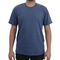 Camiseta Masculina Ogochi Essencial Slim Azul Mescla - 0064 Camiseta Masculina Ogochi Essencial Slim Azul Mescla - 0064