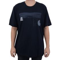 Camiseta Masculina Olho Fatal MC Plus Size Preta - 100286