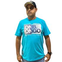 Camiseta Masculina Onbongo Azul Turquesa ON077