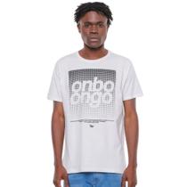 Camiseta Masculina Onbongo Dot Branca D882A