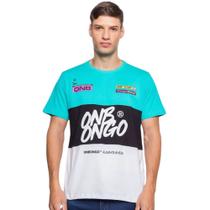 Camiseta Masculina Onbongo Especial Badu Recorte Verde Claro ON260