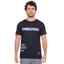 Camiseta Masculina Onbongo Qiu Preta D743A