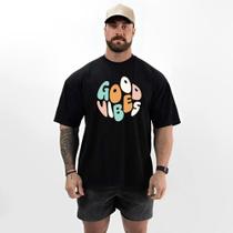 Camiseta Masculina Over Estilo Confortável Fitness Casual