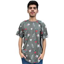 Camiseta Masculina Overcore Estampada 0495 Coleção Nova - Anj Modas