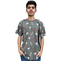 Camiseta Masculina Overcore Estampada 0495 Coleção Nova