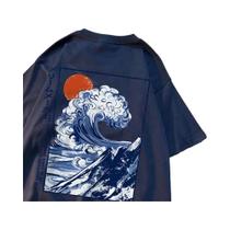 Camiseta Masculina Oversize Hip Hop De Manga Curta Casual Macia Com Design Humorístico E Calmo
