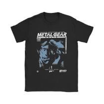 Camiseta Masculina Oversize Metal Gear Solid Snake Engraçada De Algodão Manga Curta Estilo Camiseta Masculina Oversize Metal Gear Solid Snake Engraçada De Algodão Manga Curta Estilo