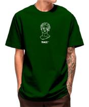 Camiseta Masculina Oversized Camisa Streetwear Trace Estátua 100 Algodão
