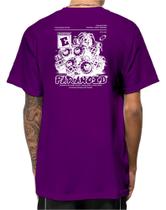Camiseta Masculina Oversized Camisa Streetwear Trace Paranoid 100% Algodão