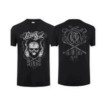 Camiseta Masculina Oversized Com Estampa Gráfica, Preta, Dupla Face, vice Grip, Moda Verão, Parkway