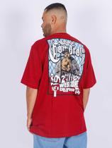 Camiseta Masculina Oversized Compton Boyz'N The Hood Vinho