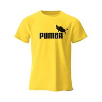 Camiseta Masculina Oversized Engraçada Com Estampa Pumba 100% Algodão Para O Verão