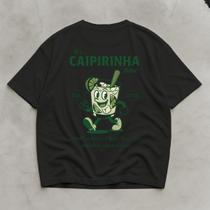 Camiseta Masculina Oversized Malha Premium 30.1 Caipirinha Camiseta Masculina Oversized Malha Premium 30.1 Caipirinha