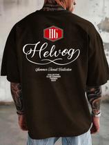 Camiseta Masculina Oversized Minimalista Streetwear Grande
