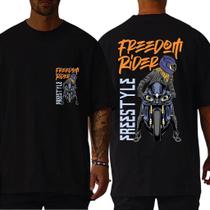 Camiseta Masculina Oversized Unissex Camisa Gola Alta Algodão 30.1 Premium Estampado Camiseta Masculina Oversized Unissex Camisa Gola Alta Algodão 30.1 Premium Estampado