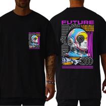 Camiseta Masculina Oversized Unissex Camisa Gola Alta Algodão 30.1 Premium Estampado Camiseta Masculina Oversized Unissex Camisa Gola Alta Algodão 30.1 Premium Estampado