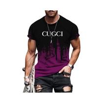 Camiseta Masculina Oversized Vintage 3D - Estilo Harajuku Streetwear