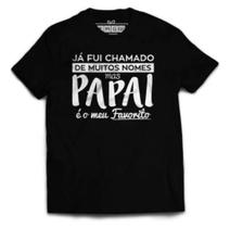 Camiseta Masculina Papai / Camisa Dia Dos Pais Algodão Novidade Estampa Em - DTF