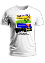 Camiseta masculina papai super herói favorito camisa dia dos pais Camiseta masculina papai super herói favorito camisa dia dos pais