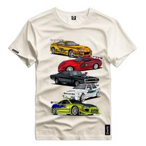Camiseta Masculina Personalizada Carros Amantes De 4 Rodas Camisa Algodão Premium Malha Basica