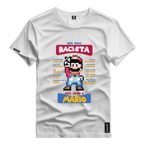Camiseta Masculina Personalizada Mario Frases Amor e Paz