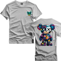 Camiseta Masculina Personalizada Urso x Top 0012 Camisa Algodão Premium Malha Basica