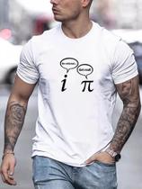 Camiseta Masculina Pi Seja Racional Seja Real Matematica
