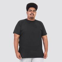 Camiseta Masculina Plus Size Algodão Básica Xg Ao G3