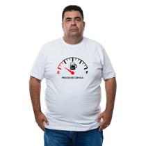 Camiseta Masculina Plus Size Algodao Preciso De Cerveja Com Abridor De Garrafas Interno