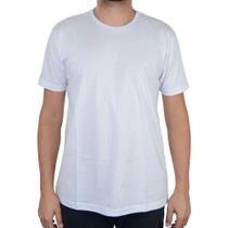 Camiseta Masculina Plus Size Applicato Branca - BAS003 Camiseta Masculina Plus Size Applicato Branca - BAS003